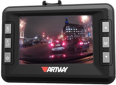 Видеорегистратор с радар-детектором Artway COMBO MD-105 черный 1080p 170гр. GPS