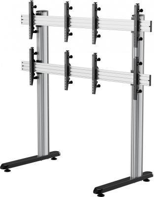 Стойка для телевизора Cactus CS-FS-TV4-PRO черный 45"-55" макс.50кг напольный мобильный