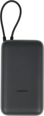 Мобильный аккумулятор Xiaomi BHR9740GL 20000mAh QC3.0/PD2.0 22.5W 3A USB-A/USB-C темно-серый