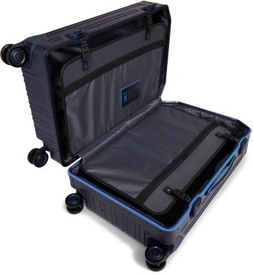 Чемодан Piquadro ALUB2 (BV4427ALUB2/BLU2) 46x69x27см 67л. 6.236кг. алюминий/натур.кожа темно-синий