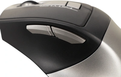 Мышь A4Tech Fstyler FB35 серый оптическая 2000dpi беспров. BT/Radio USB для ноутбука 6but (FB35 SMOKY GREY)