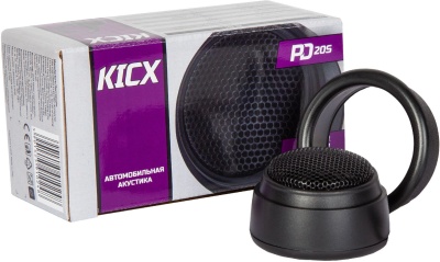 Колонки автомобильные Kicx PD 20S 50Вт 93дБ 4Ом (ком.:2кол.) твитер однополосные