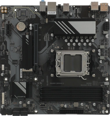Материнская плата Gigabyte A620M GAMING X Socket AM5 AMD A620 4xDDR5 mATX AC`97 8ch(7.1) GbLAN RAID+HDMI+DP