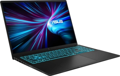 Ноутбук Asus V16 V3607VM-TK220 Core 5 210H 16Gb SSD512Gb NVIDIA GeForce RTX 5060 8Gb 16" IPS WUXGA (1920x1200) без ОС black WiFi BT Cam (90NB16K1-M00HK0)