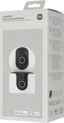 Камера видеонаблюдения IP Xiaomi C500 Dual EU Wi-Fi 2.8-2.8мм цв. корп.:белый/черный (BHR8755EU)