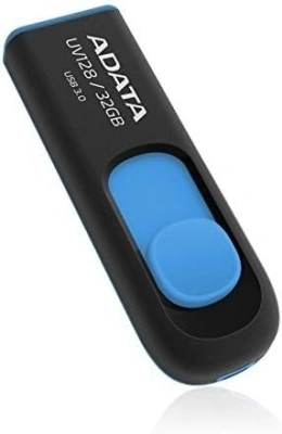 Флеш Диск A-Data 32Gb DashDrive UV128 AUV128-32G-RBE USB3.0 черный/синий