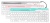 Клавиатура A4Tech FBK25 белый/серый USB беспроводная BT/Radio slim Multimedia (FBK25 WHITE)