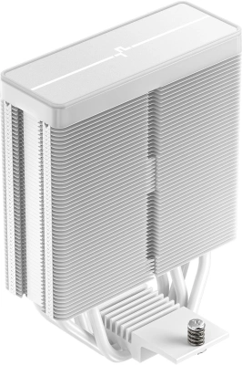 Устройство охлаждения(кулер) Deepcool AG400 Wh V2 ARGB Soc-AM5/AM4/1200/1700/1851 белый 4-pin 31.6dB Al+Cu 220W 643gr Ret (R-AG400-WHAMMN-GJD)