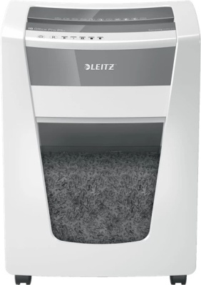 Шредер Leitz IQ Office Pro (секр.P-6) фрагменты 5лист. 30лтр. скрепки скобы