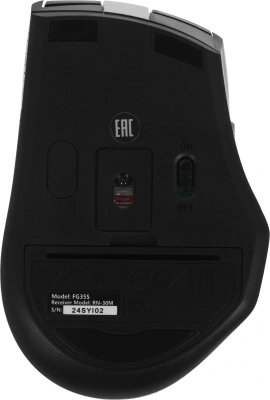 Мышь A4Tech Fstyler FG35S серый/черный оптическая 2000dpi silent беспров. USB 5but (FG35S USB GREY)