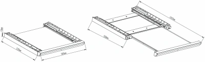 Комплект соединительный для сушильных и стиральных машин Gorenje SKHNE80W/C белый 700гр (упак: 1шт)