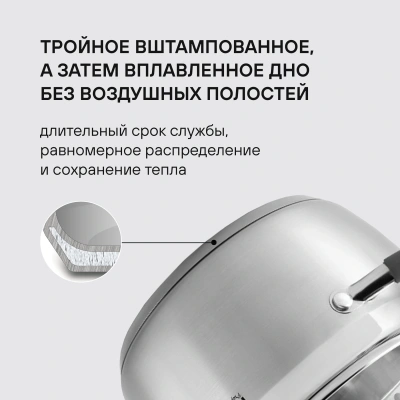 Набор кастрюль Rondell Flamme RDS-339 4 предмета