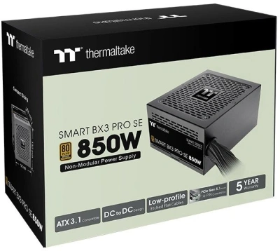 Блок питания Thermaltake ATX 850W Smart BX3 Pro SE Gen.5 80+ bronze (20+4pin) APFC 120mm fan 4xSATA RTL