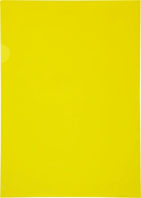 Папка-уголок Бюрократ -E310/1YEL A4 пластик 0.18мм желтый