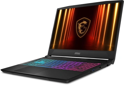 Ноутбук MSI Katana 17 HX B14WFK-400XPL Core i7 14650HX 16Gb SSD512Gb NVIDIA GeForce RTX 5060 8Gb 17.3" IPS FHD (1920x1080) Windows 11 Pro Multi Language black WiFi BT Cam (9S7-17L791-400)