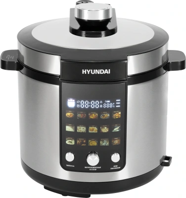 Мультиварка-скороварка Hyundai HYMC-2402 6л 1200Вт серебристый/черный