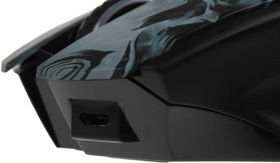 Мышь A4Tech Bloody R80 Plus Skull черный/рисунок оптическая 5000dpi беспров. USB 7but (R80 PLUS (SKULL))