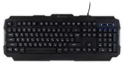 Клавиатура Оклик 757G HW2 черный USB for gamer (1790295) кабель 1.8м