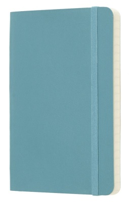 Блокнот Moleskine CLASSIC SOFT QP611B35 Pocket 90x140мм 192стр. линейка мягкая обложка голубой