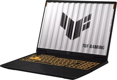 Ноутбук Asus TUF Gaming 16 FX610JH-TU201 Core i5 14450HX 8Gb SSD512Gb NVIDIA GeForce RTX5050 8Gb 16" IPS WUXGA (1920x1200) без ОС black WiFi BT Cam (90NR0QS1-M00DE0)