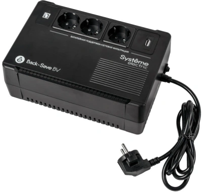 Источник бесперебойного питания Systeme Electriс BV BVSE400RS 240Вт 400ВА черный