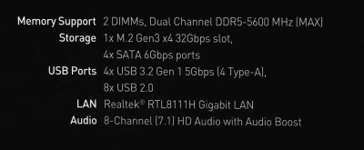 Материнская плата MSI PRO H610M-E Soc-1700 Intel H610 2xDDR5 mATX AC`97 8ch(7.1) GbLAN+VGA+HDMI