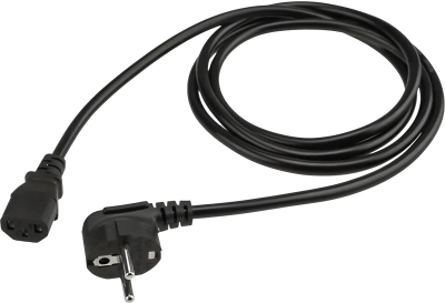 Шнур питания Rexant 11-1121 C13-Schuko проводник.:3x0.75мм2 1.8м 220В 6А черный