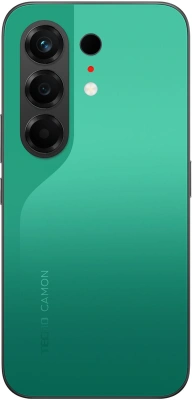 Смартфон Tecno Camon 50 256Gb 8Gb зеленый моноблок 3G 4G 6.78" 1208x2644 Android 16 50Mpix 802.11 a/b/g/n/ac NFC GPS GSM900/1800 GSM1900 Protect