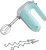 Миксер ручной Bosch MFQ40302 500Вт бирюзовый Миксер ручной Bosch MFQ40302 500Вт бирюзовый