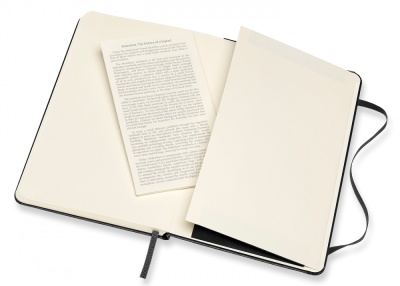 Блокнот Moleskine CLASSIC QP052 Medium 115x180мм 208стр. нелинованный твердая обложка черный