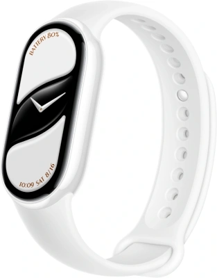 Фитнес-трекер Xiaomi Smart Band 10 AMOLED корп.:белый рем.:белый (BHR07Y5GL)