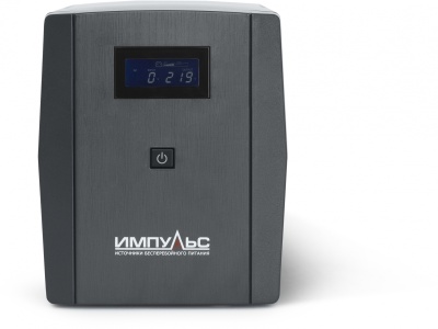 Источник бесперебойного питания Импульс 1200 720Вт 1200ВА черный