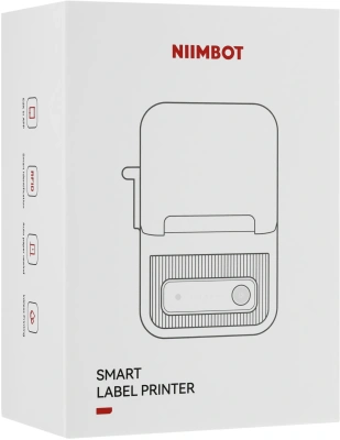 Термопринтер Niimbot B21S (1746728) 203dpi 60мм/с/USB/BT для печ.этик. белый