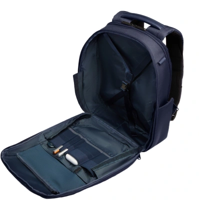 Рюкзак мужской Piquadro Lyss CA6928S143BM/BLU синий полиэстер/натур.кожа