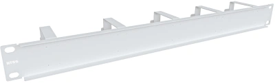 Кабельный органайзер горизонтальный NTSS NTSS-HORG-1U-5(65) односторонний кольца 1U шир.:19" глуб.:65мм