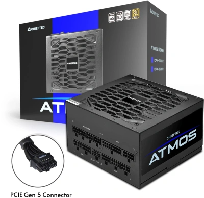 Блок питания Chieftec ATX 750W Atmos CPX-750FC 80+ gold (20+4pin) APFC 120mm fan 9xSATA Cab Manag RTL