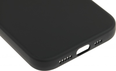 Чехол (клип-кейс) BoraSCO для Apple iPhone 15 Pro Microfiber Case черный (72429)