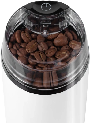 Кофемолка Vitek Harmony VT-1547 200Вт сист.помол.:ротац.нож вместим.:45гр белый