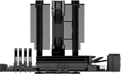 Устройство охлаждения(кулер) ID-Cooling SE-207-XT Slim Soc-AM5/AM4/1200/1700/1851 черный 4-pin 15-35dB Al+Cu 220W 760gr Ret