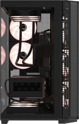 Корпус Formula Crystal Z7 PA черный без БП E-ATX 6x120mm 2x140mm 1xUSB3.0 audio bott PSU