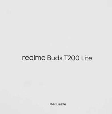 Гарнитура внутриканальные Realme Buds T200 Lite черный беспроводные bluetooth в ушной раковине (6941764454491)