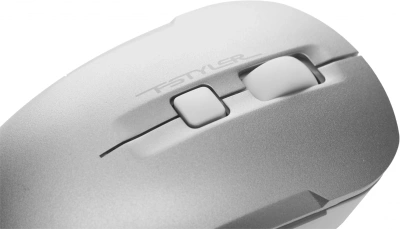 Мышь A4Tech Fstyler FM26 серебристый/белый оптическая 1600dpi USB для ноутбука 4but (FM26 USB (ICY WHITE))