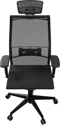 Кресло эргономичное Метта Samurai Black Edition New 2.0 черный сиденье черный сетка с подголов. крестов. полиамид черный