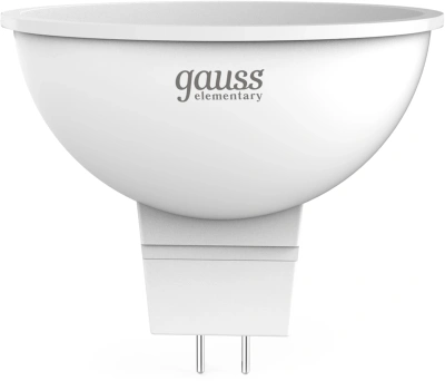 Лампа светодиодная Gauss Elementary 13521 11Вт цок.:GU5.3 софит 220B св.свеч.бел.нейт. MR16 (упак.:10шт)