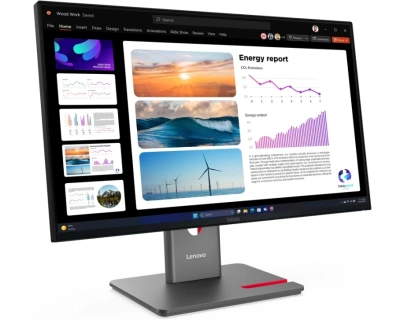 Монитор Lenovo 23.8" ThinkVision P24q-40 черный IPS LED 16:9 HDMI матовая HAS Piv 300cd 178гр/178гр 2560x1440 120Hz DP Quad 2K (1440p) USB 5.1кг