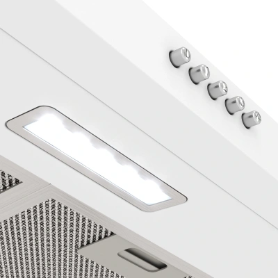 Вытяжка козырьковая Elikor Eco ONE 50 WH белый управление: кнопочное