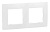 Рамка Legrand Etika 672502 накладная 2x ABS пластик белый
