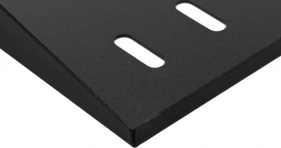 Полка стационарная ЦМО МС-40-9005 2U нагр.:15кг. 19" 400мм черный (упак.:1шт)