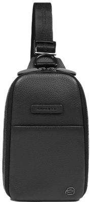 Сумка для телефона Piquadro Modus AC7039MOS/N черная натур.кожа