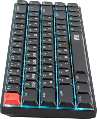 Клавиатура Acer Nitro OKR400 механическая черный USB беспроводная BT/Radio Multimedia for gamer LED (ZL.KBDEE.01A) кабель 1.5м